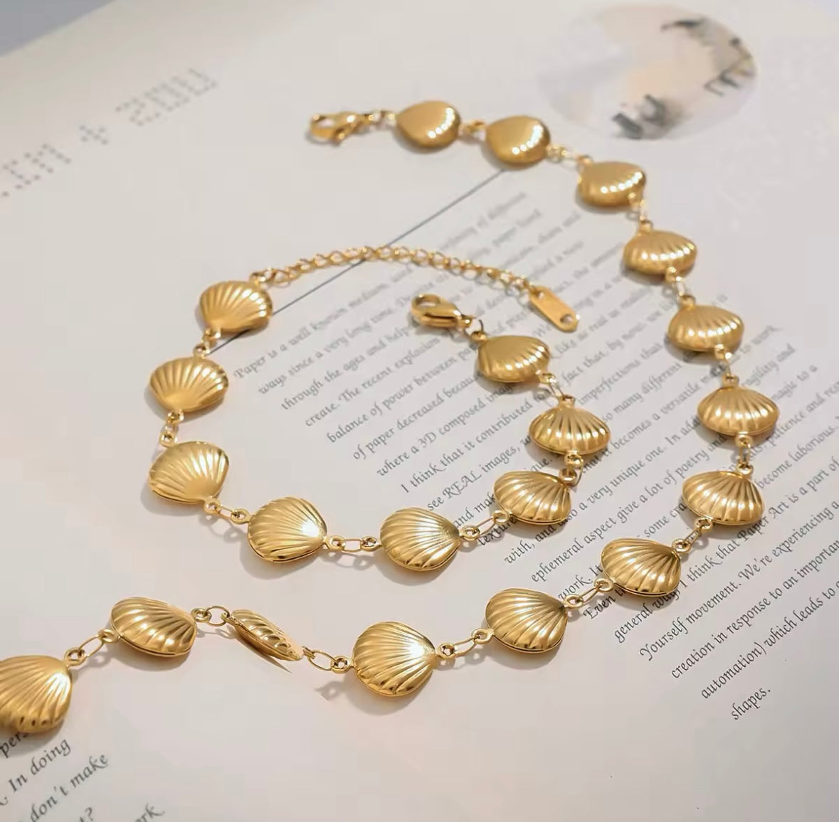 Collier Océan & Soleil – Élégance Naturelle